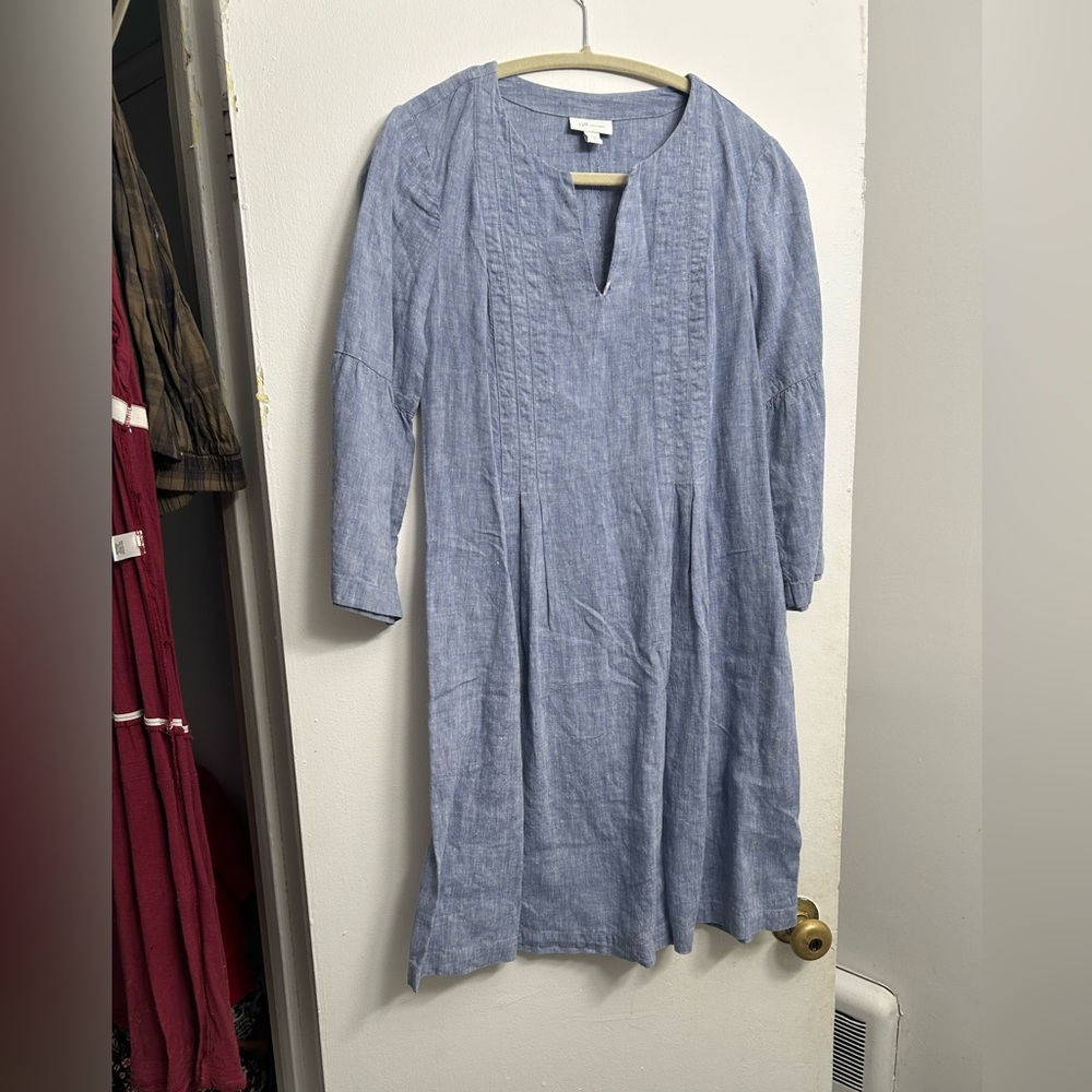 J. Jill Chambray Linen Top